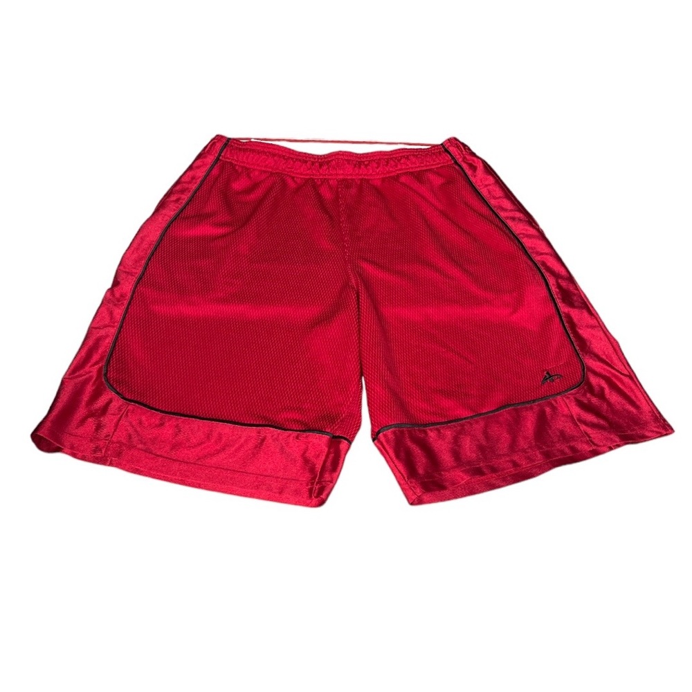 Athletech Basketball Shorts Red Size Large